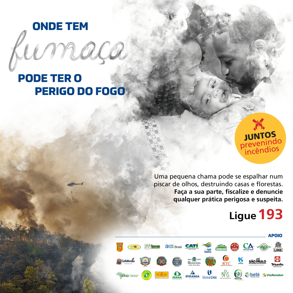 Onde tem fumaça, pode ter o perigo de fogo