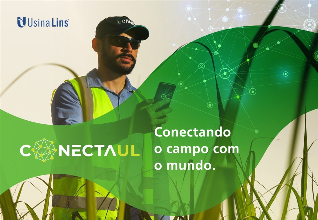 Projeto de conectividade da Usina Lins leva internet ao campo